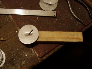 A tengely hely�nek benyom�sa sz�ggel